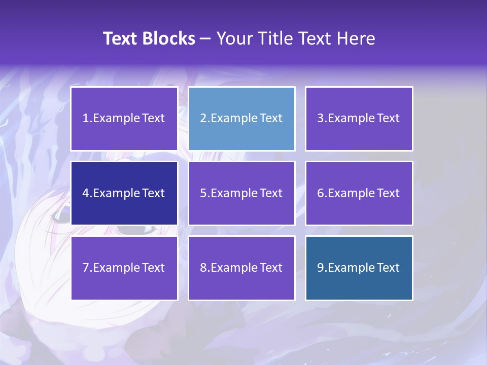 A Picture Of A Person In The Water With A Blue Background PowerPoint Template