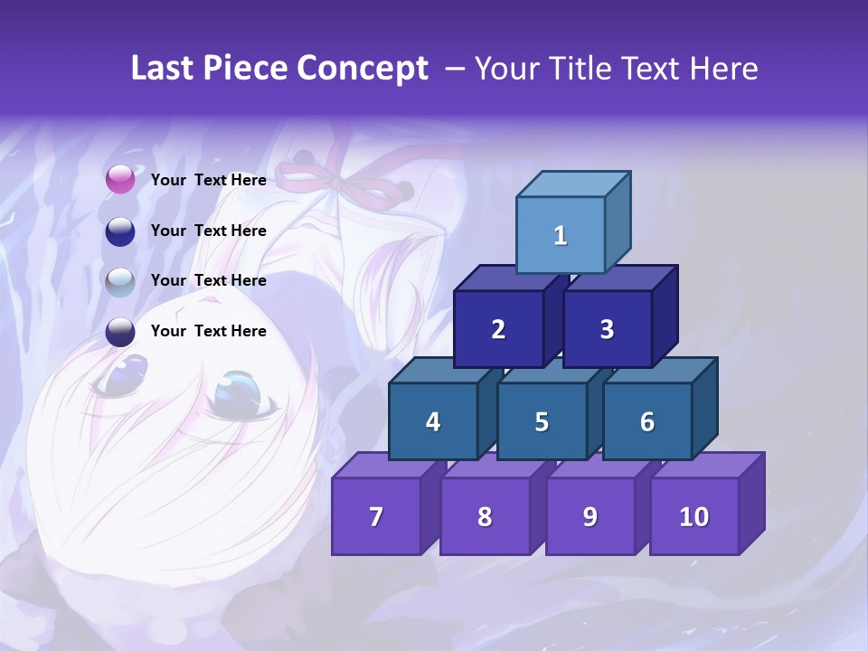 A Picture Of A Person In The Water With A Blue Background PowerPoint Template