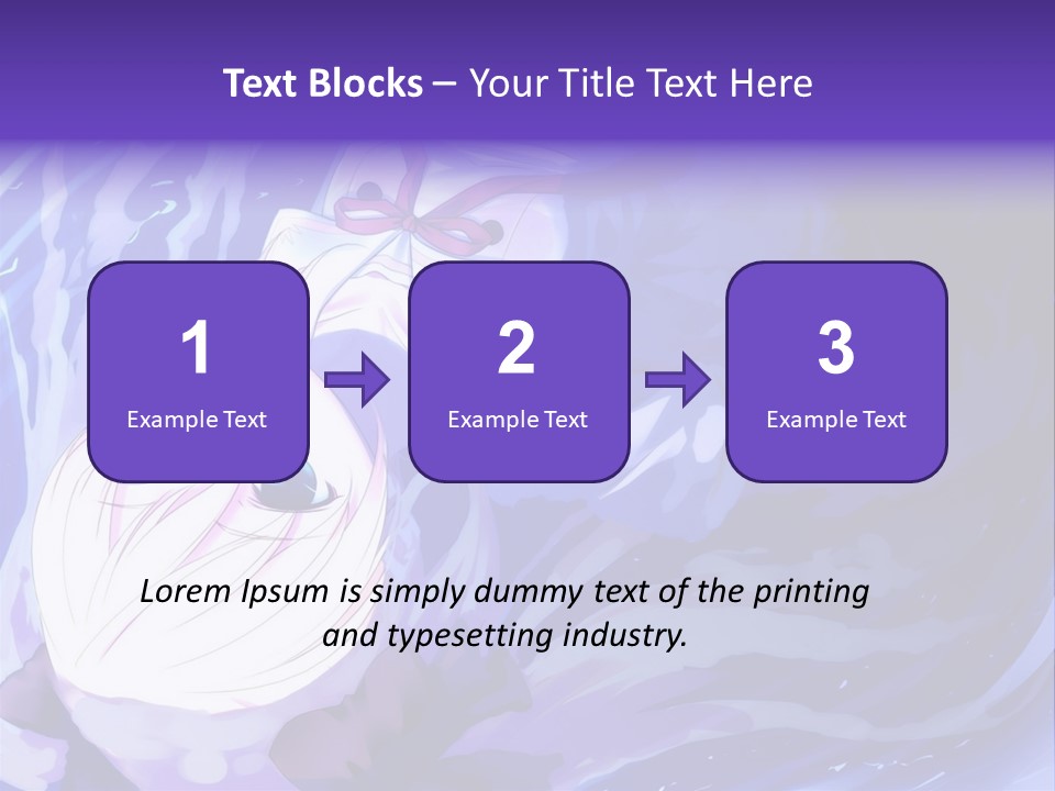 A Picture Of A Person In The Water With A Blue Background PowerPoint Template