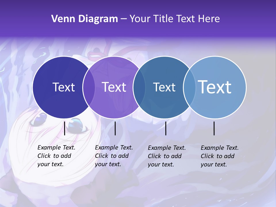 A Picture Of A Person In The Water With A Blue Background PowerPoint Template