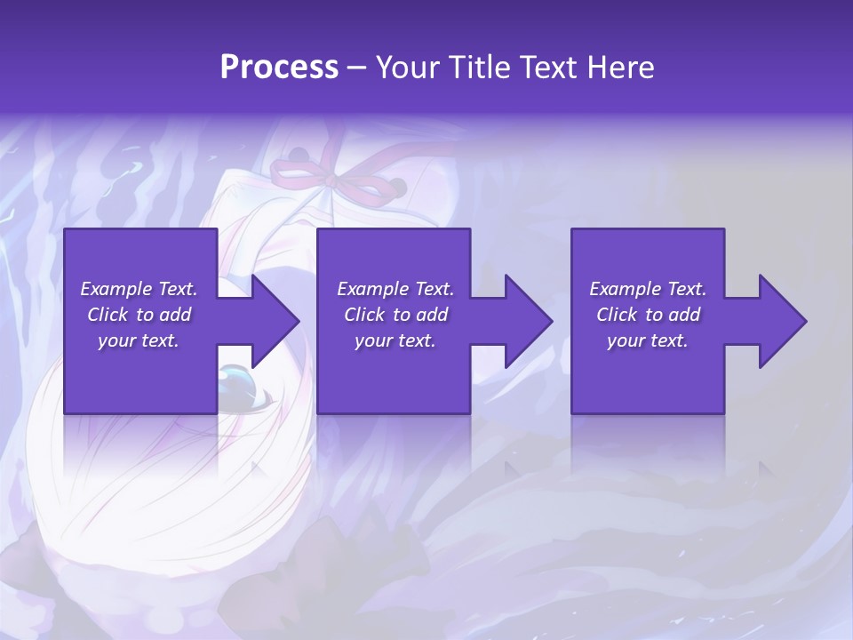 A Picture Of A Person In The Water With A Blue Background PowerPoint Template