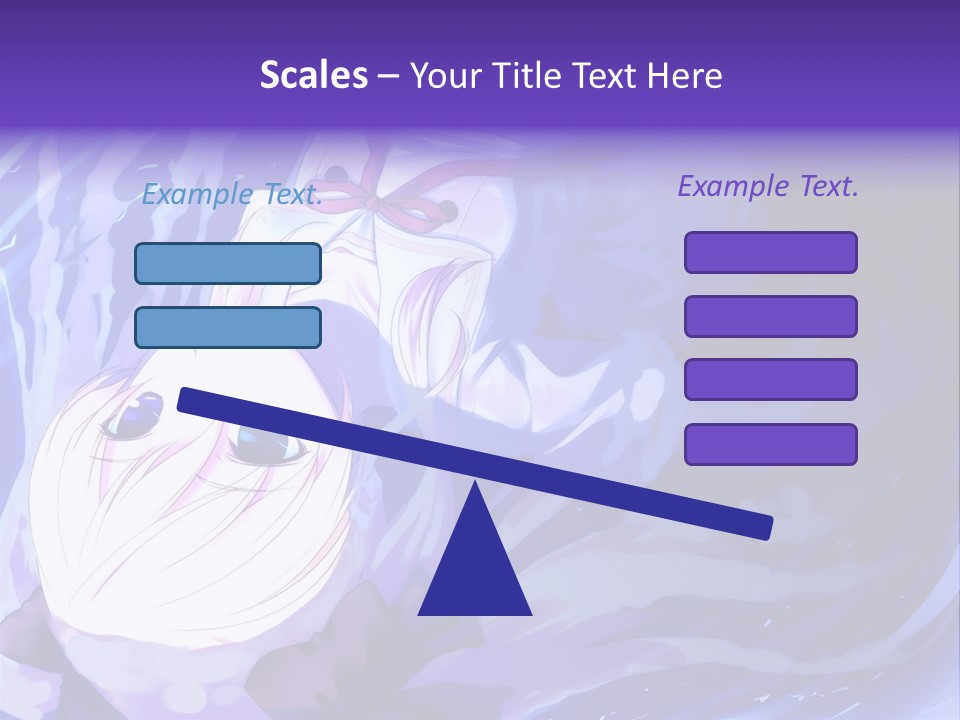 A Picture Of A Person In The Water With A Blue Background PowerPoint Template