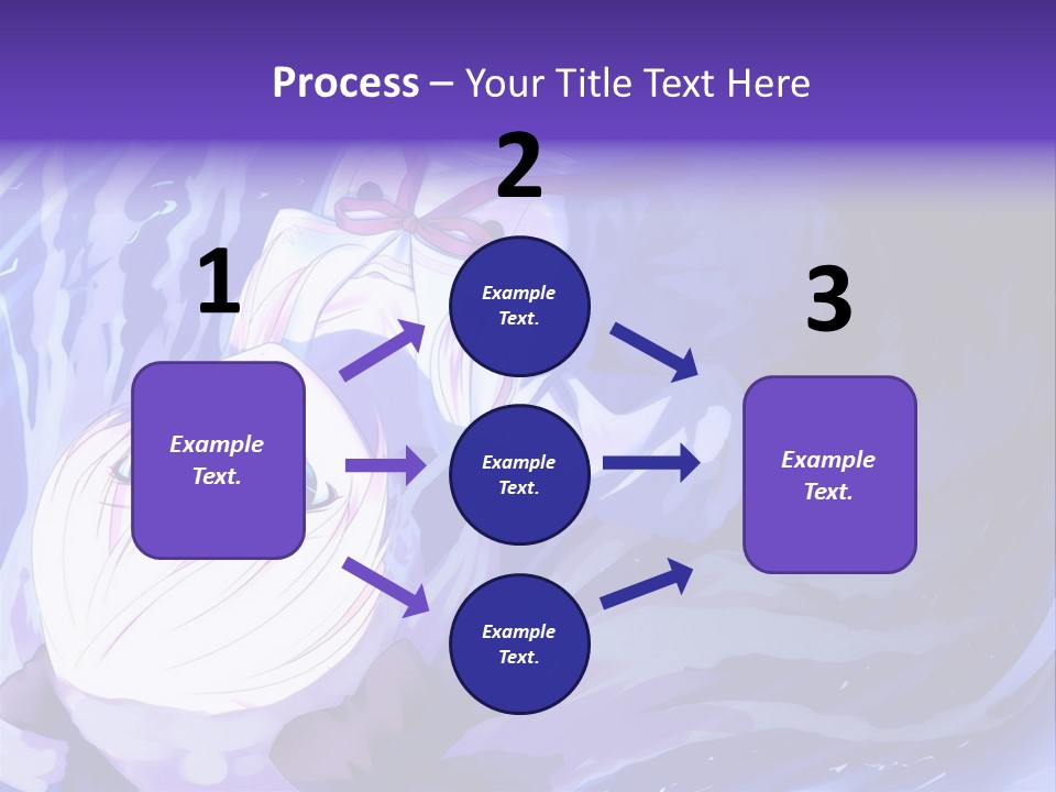 A Picture Of A Person In The Water With A Blue Background PowerPoint Template