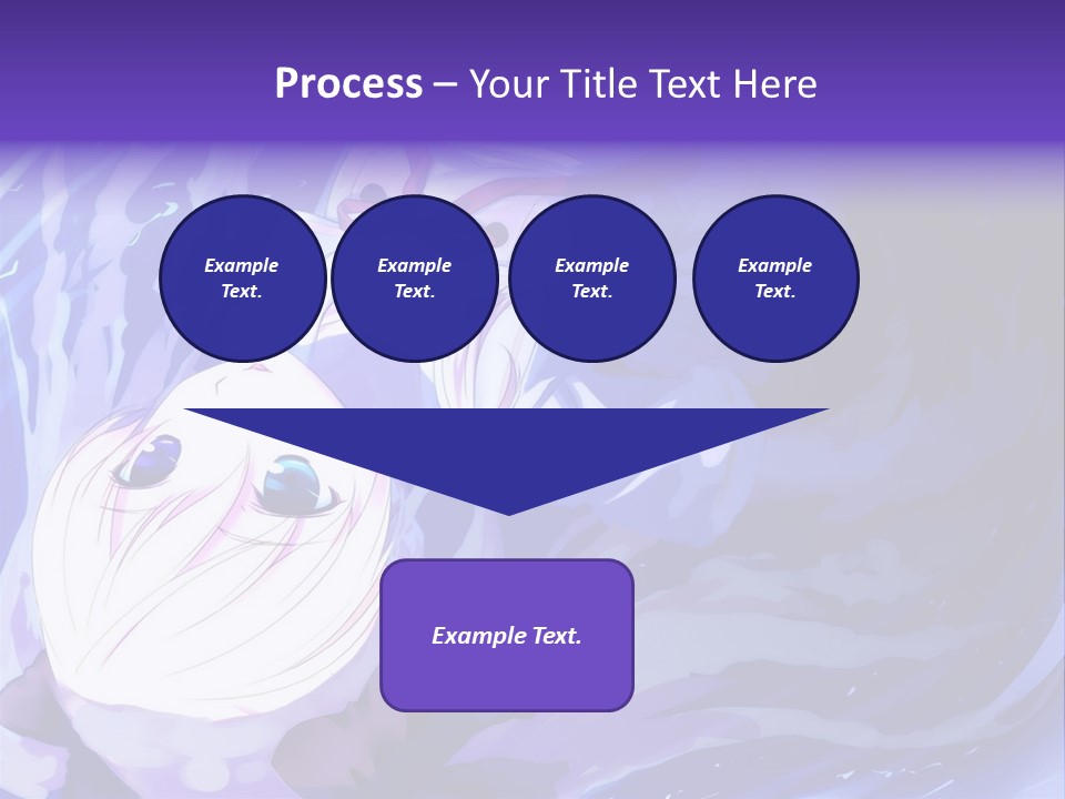 A Picture Of A Person In The Water With A Blue Background PowerPoint Template