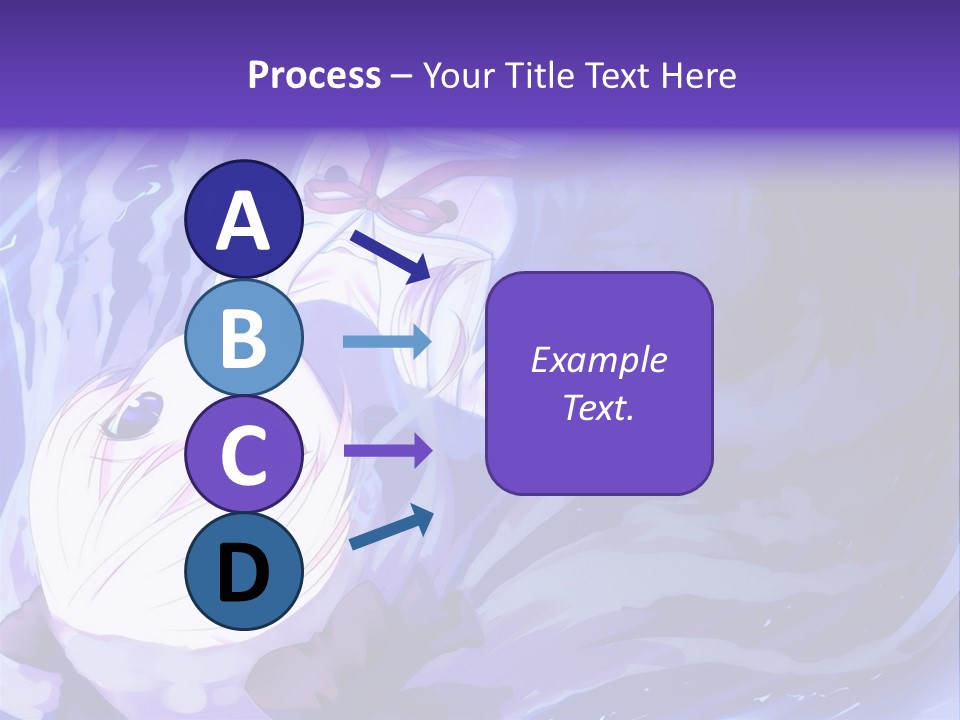 A Picture Of A Person In The Water With A Blue Background PowerPoint Template