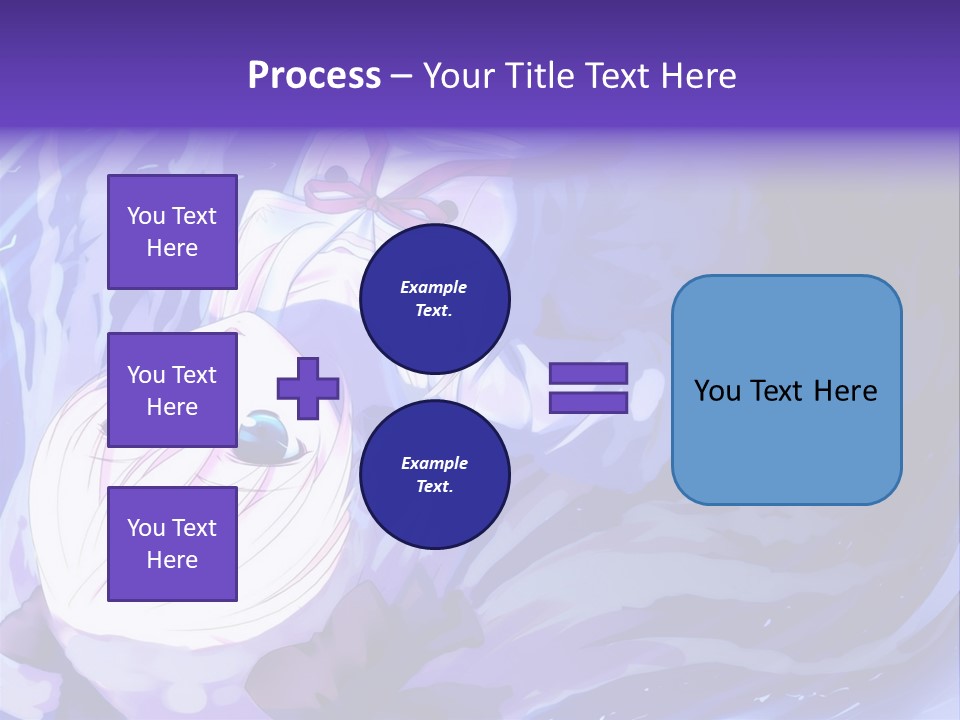 A Picture Of A Person In The Water With A Blue Background PowerPoint Template