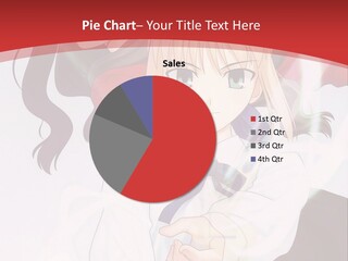 A Couple Of Anime Characters With A Red Background PowerPoint Template