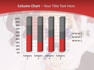 A Couple Of Anime Characters With A Red Background PowerPoint Template