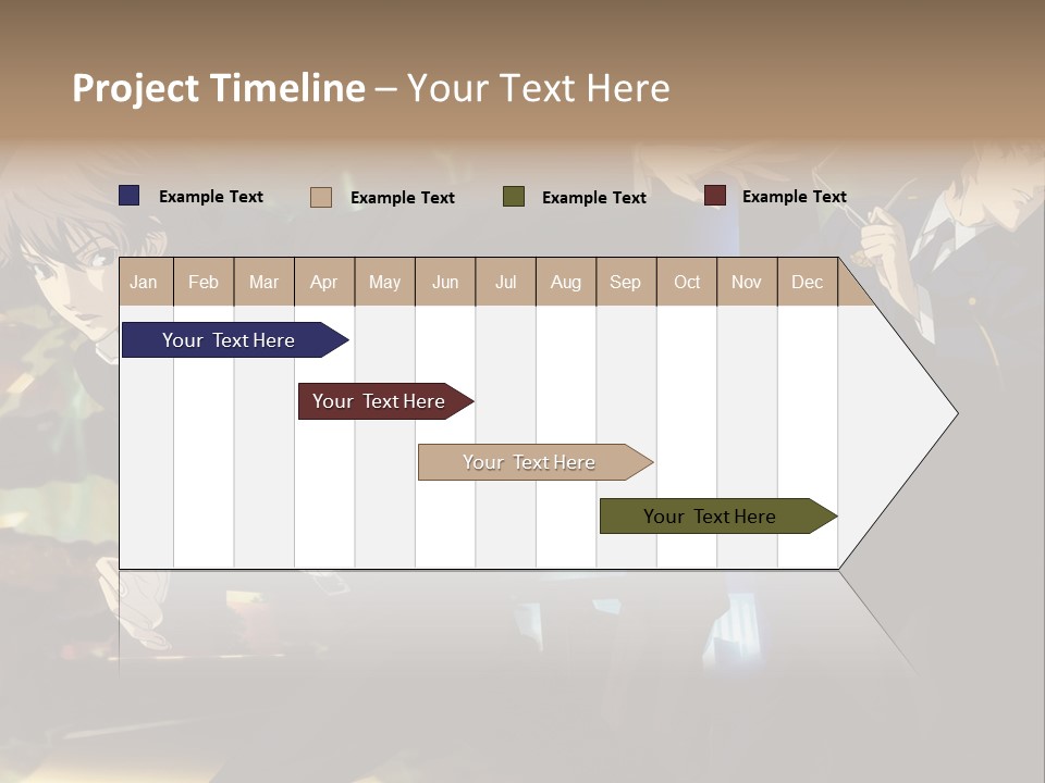 A Group Of People Standing Next To Each Other PowerPoint Template