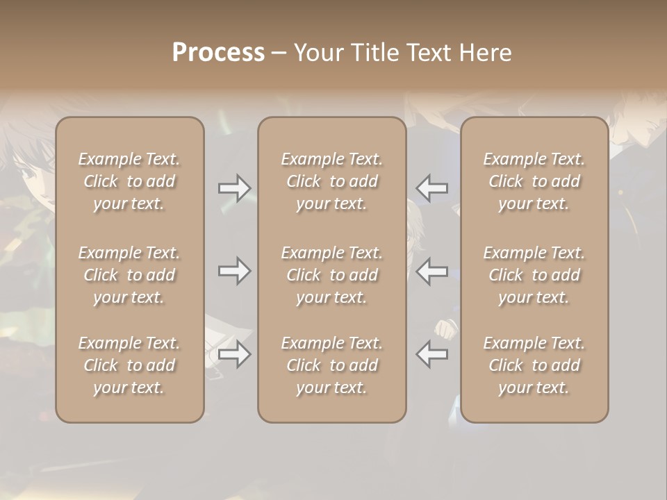 A Group Of People Standing Next To Each Other PowerPoint Template