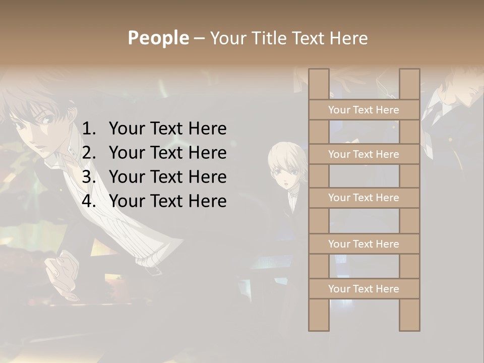A Group Of People Standing Next To Each Other PowerPoint Template