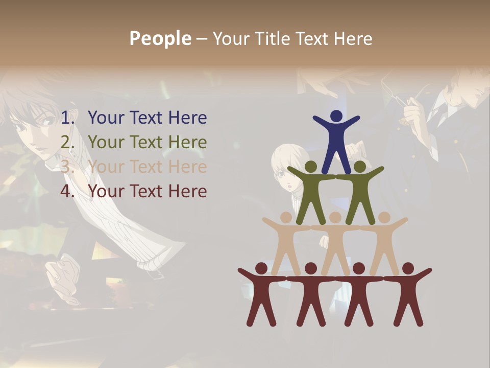 A Group Of People Standing Next To Each Other PowerPoint Template