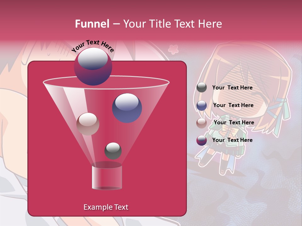 A Couple Of Anime Characters Hugging In Front Of A Blue Background PowerPoint Template