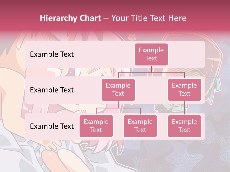 A Couple Of Anime Characters Hugging In Front Of A Blue Background PowerPoint Template