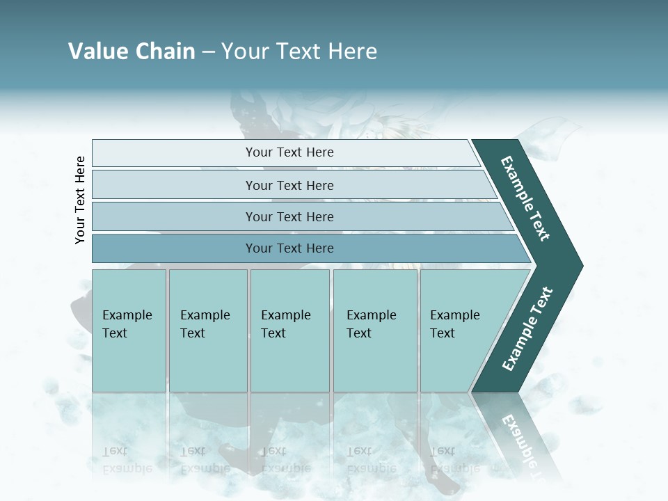 A Couple Of People That Are Standing In The Snow PowerPoint Template