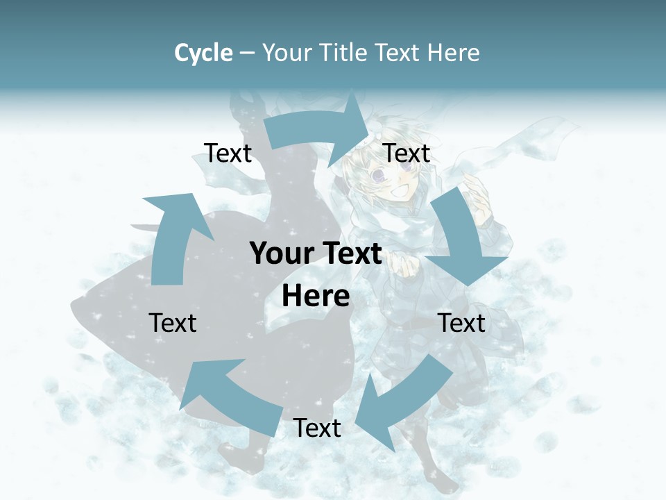 A Couple Of People That Are Standing In The Snow PowerPoint Template