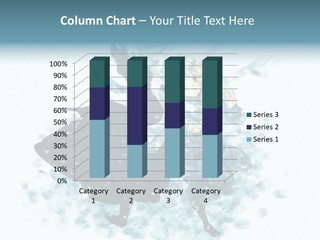 A Couple Of People That Are Standing In The Snow PowerPoint Template