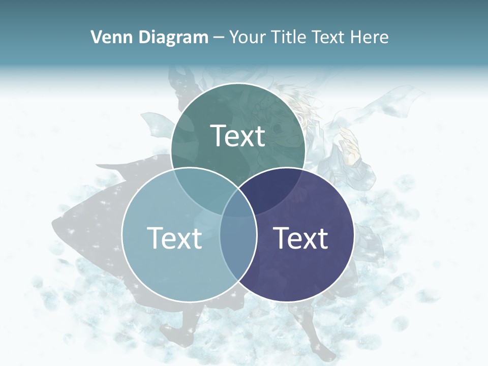 A Couple Of People That Are Standing In The Snow PowerPoint Template