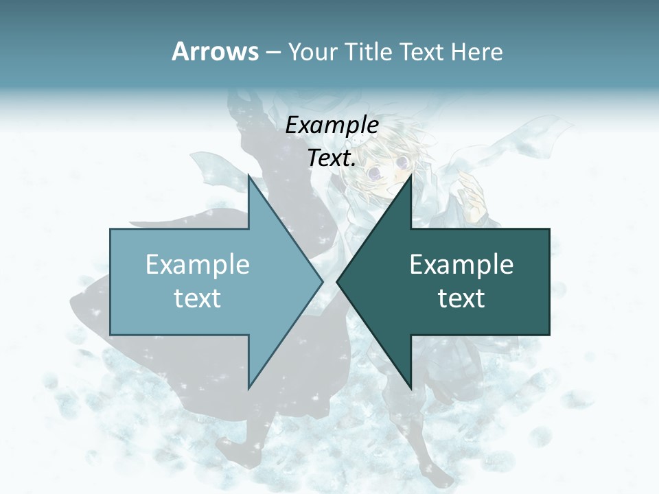 A Couple Of People That Are Standing In The Snow PowerPoint Template