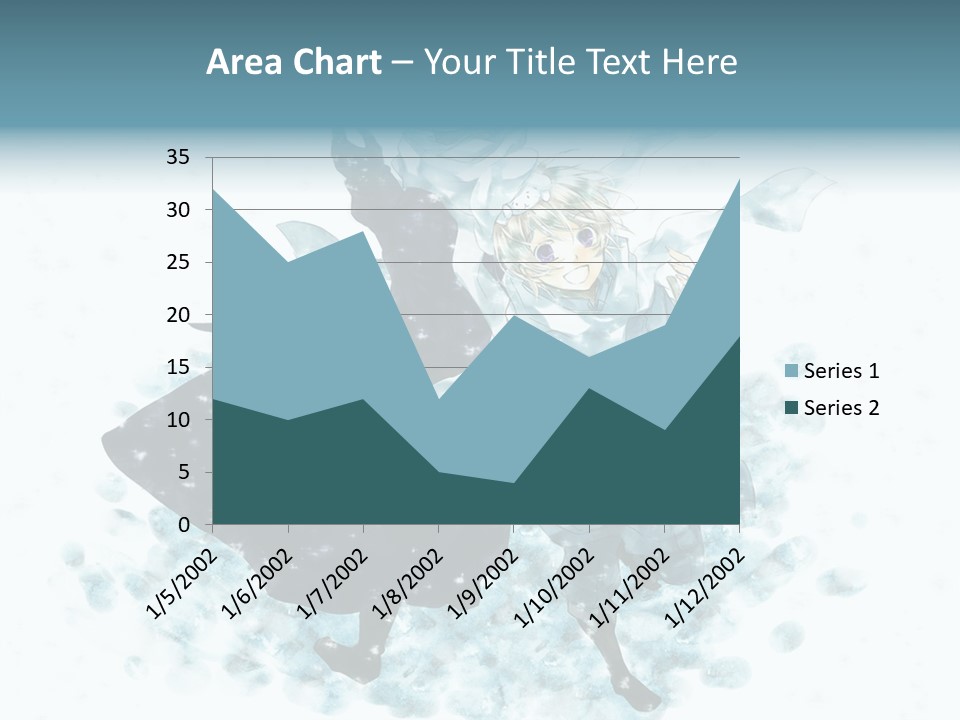 A Couple Of People That Are Standing In The Snow PowerPoint Template