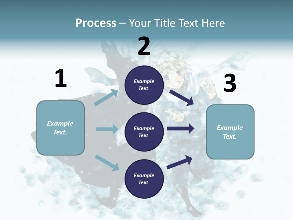 A Couple Of People That Are Standing In The Snow PowerPoint Template