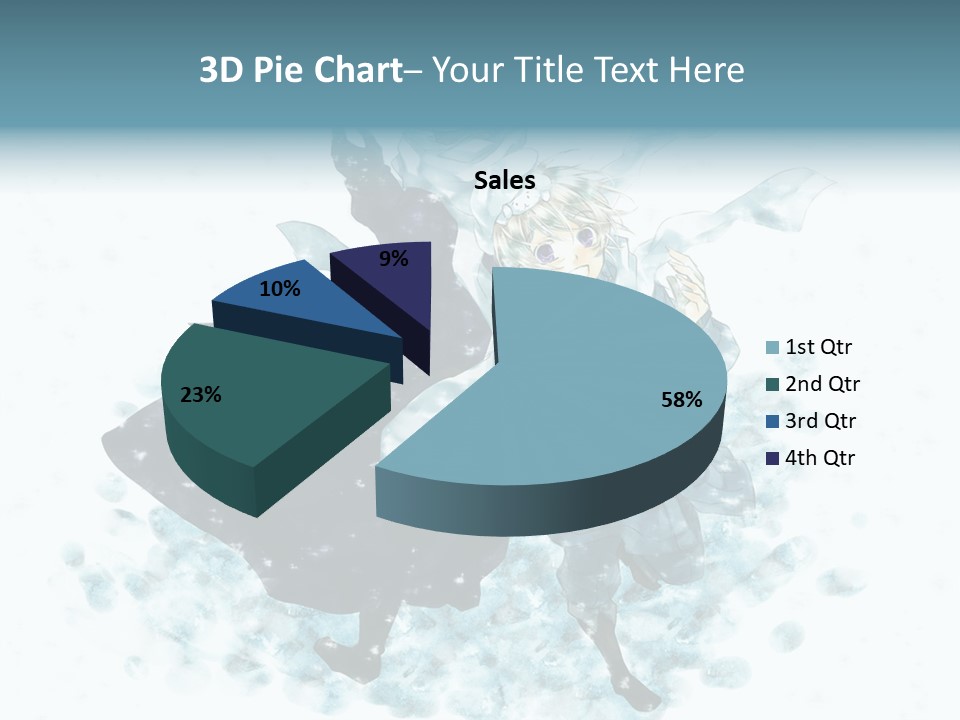 A Couple Of People That Are Standing In The Snow PowerPoint Template