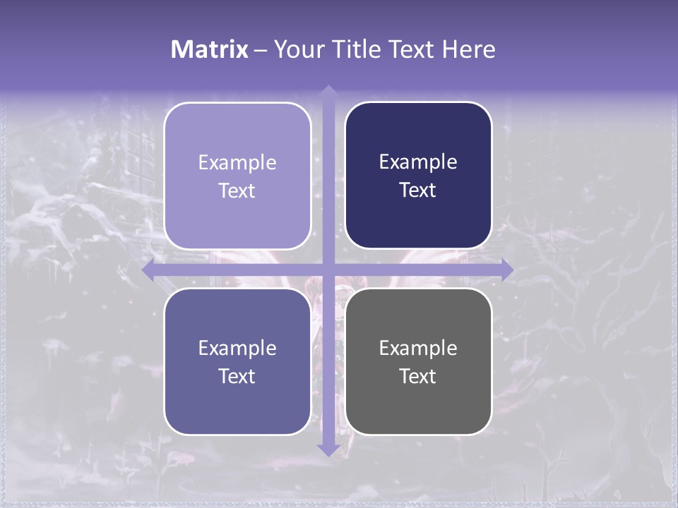 A Picture Of An Angel With Wings In A Snowy Scene PowerPoint Template