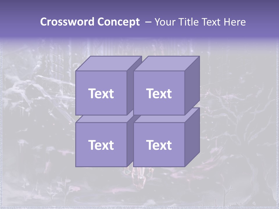 A Picture Of An Angel With Wings In A Snowy Scene PowerPoint Template