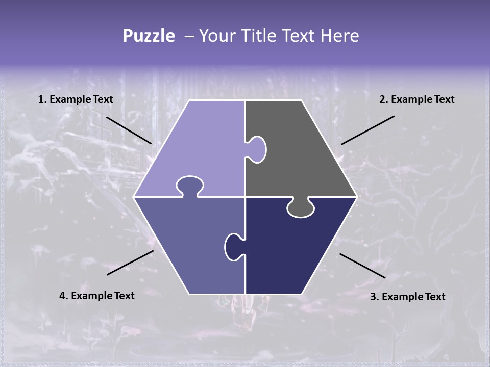 A Picture Of An Angel With Wings In A Snowy Scene PowerPoint Template