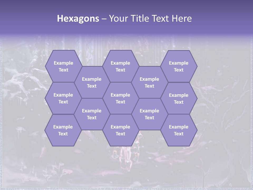 A Picture Of An Angel With Wings In A Snowy Scene PowerPoint Template