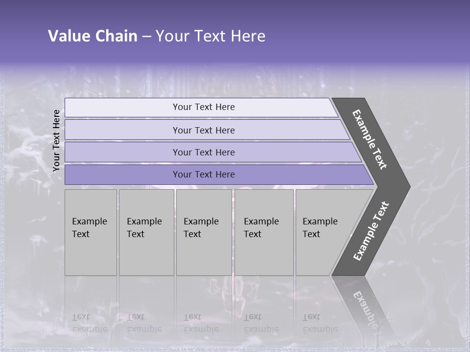 A Picture Of An Angel With Wings In A Snowy Scene PowerPoint Template