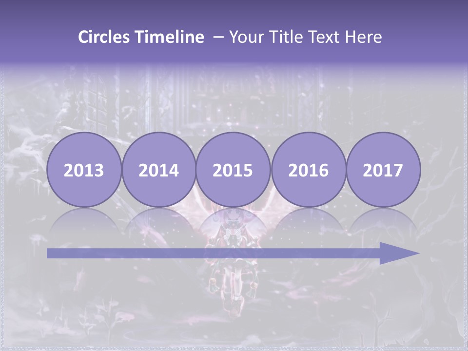 A Picture Of An Angel With Wings In A Snowy Scene PowerPoint Template