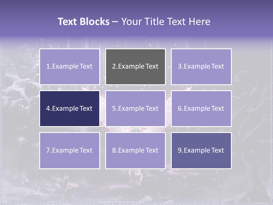 A Picture Of An Angel With Wings In A Snowy Scene PowerPoint Template