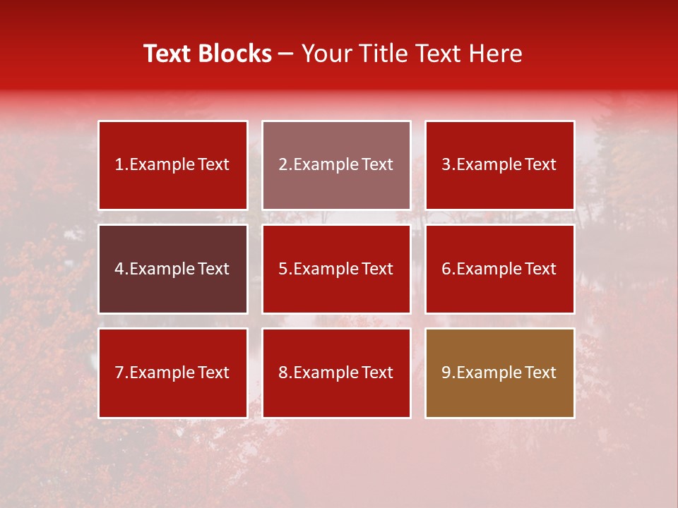 A Lake Surrounded By Trees With A Bridge In The Background PowerPoint Template