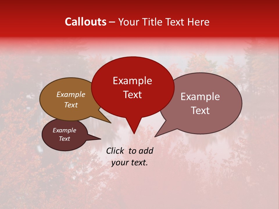 A Lake Surrounded By Trees With A Bridge In The Background PowerPoint Template