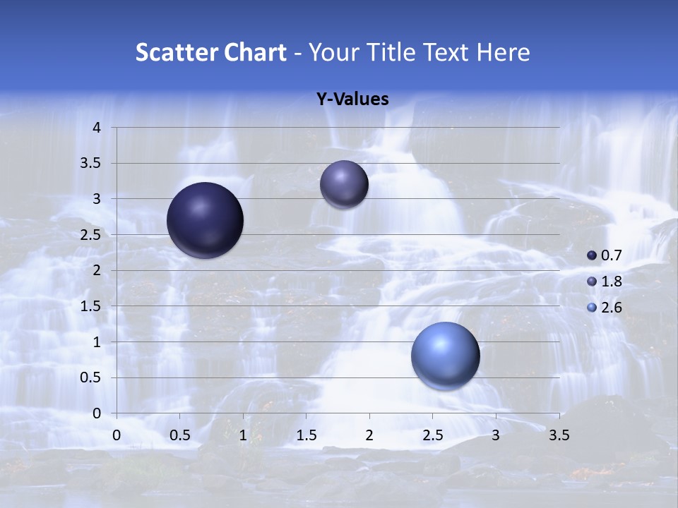 A Large Waterfall With Lots Of Water Coming Out Of It PowerPoint Template