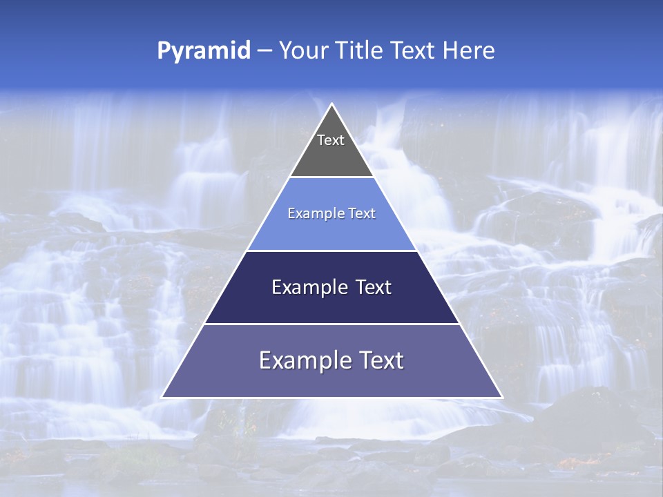 A Large Waterfall With Lots Of Water Coming Out Of It PowerPoint Template
