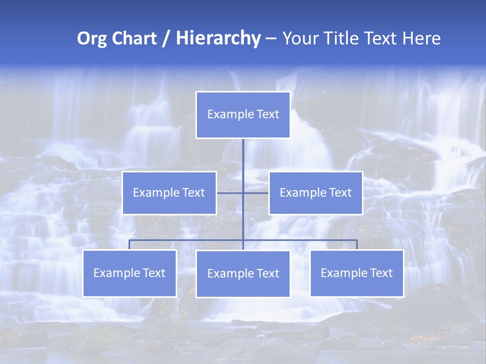 A Large Waterfall With Lots Of Water Coming Out Of It PowerPoint Template