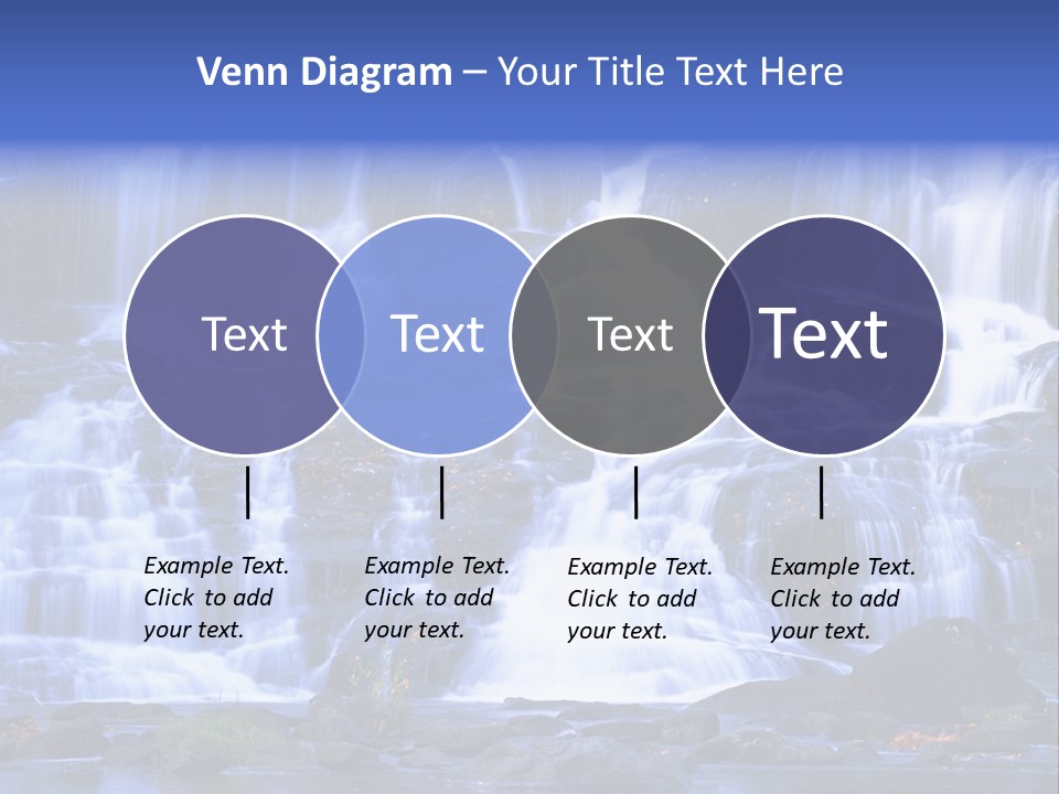 A Large Waterfall With Lots Of Water Coming Out Of It PowerPoint Template
