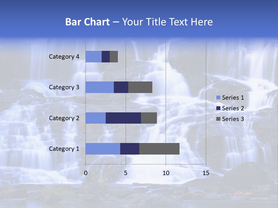 A Large Waterfall With Lots Of Water Coming Out Of It PowerPoint Template