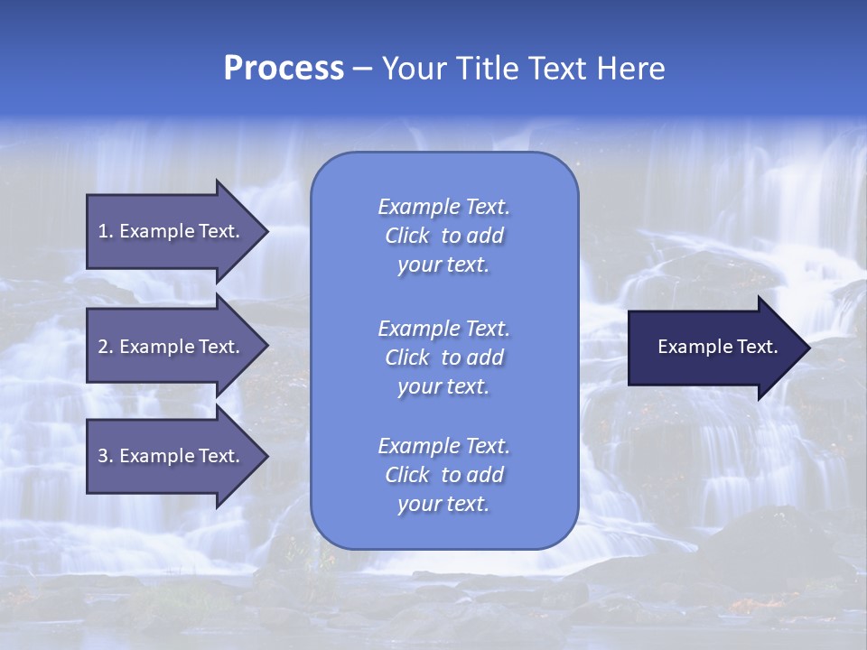 A Large Waterfall With Lots Of Water Coming Out Of It PowerPoint Template