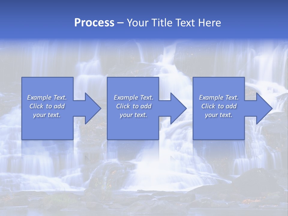 A Large Waterfall With Lots Of Water Coming Out Of It PowerPoint Template