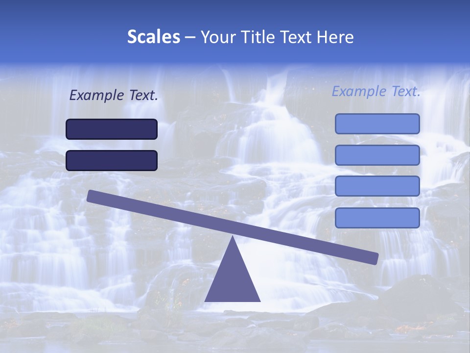 A Large Waterfall With Lots Of Water Coming Out Of It PowerPoint Template