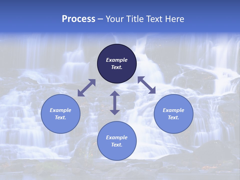 A Large Waterfall With Lots Of Water Coming Out Of It PowerPoint Template