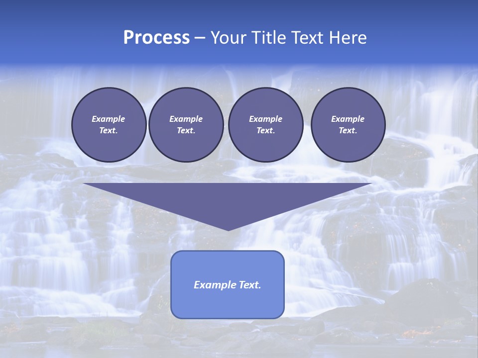 A Large Waterfall With Lots Of Water Coming Out Of It PowerPoint Template