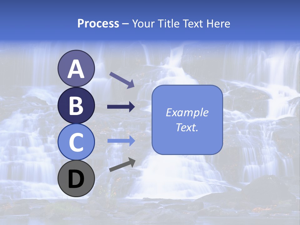 A Large Waterfall With Lots Of Water Coming Out Of It PowerPoint Template