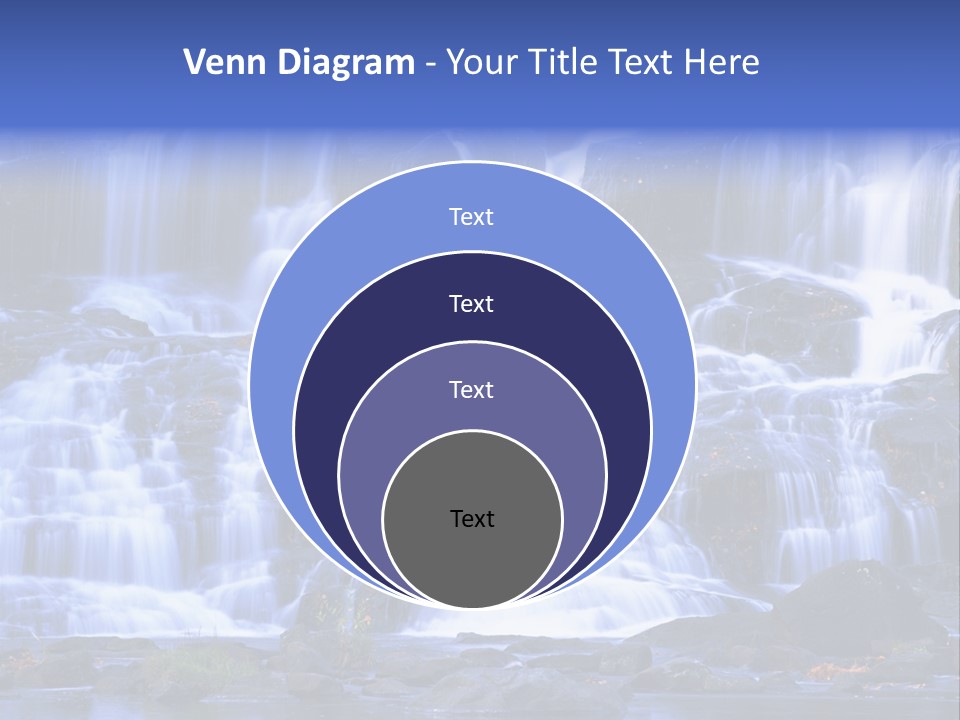 A Large Waterfall With Lots Of Water Coming Out Of It PowerPoint Template