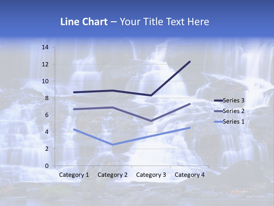 A Large Waterfall With Lots Of Water Coming Out Of It PowerPoint Template