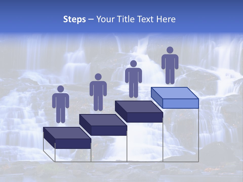 A Large Waterfall With Lots Of Water Coming Out Of It PowerPoint Template