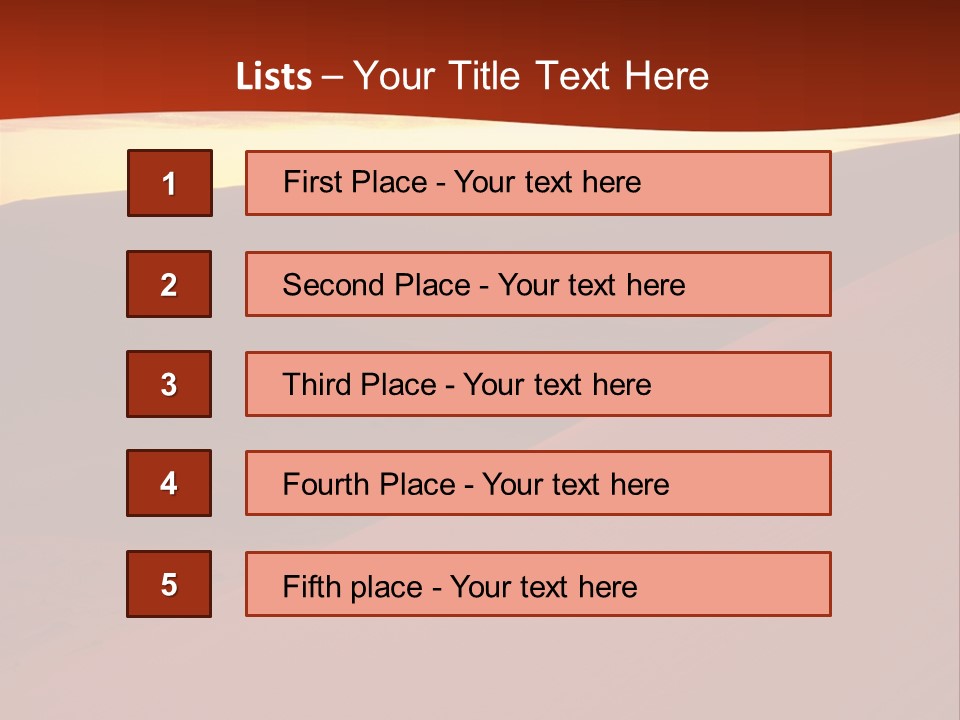 A Desert Scene With A Sunset In The Background PowerPoint Template
